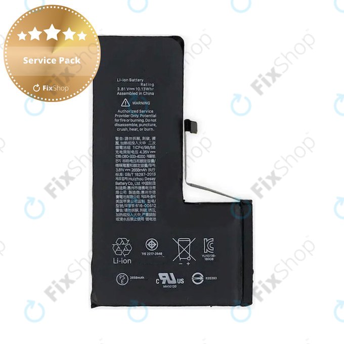Apple iPhone XS - Akkumulátor 2658mAh Service Pack