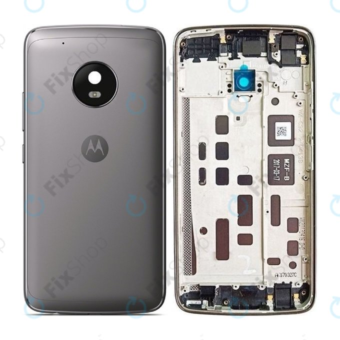 Motorola Moto G5 Plus - Akkumulátor Fedőlap (Lunar Gray)