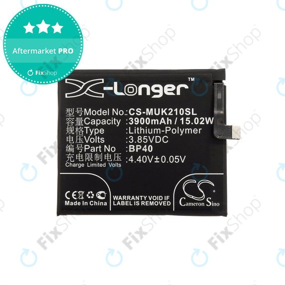 Xiaomi Mi 9T Pro - Akkumulátor BP40 3900mAh HQ