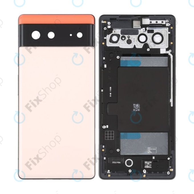 Google Pixel 6 - Hátsó Housing (Kinda Coral)