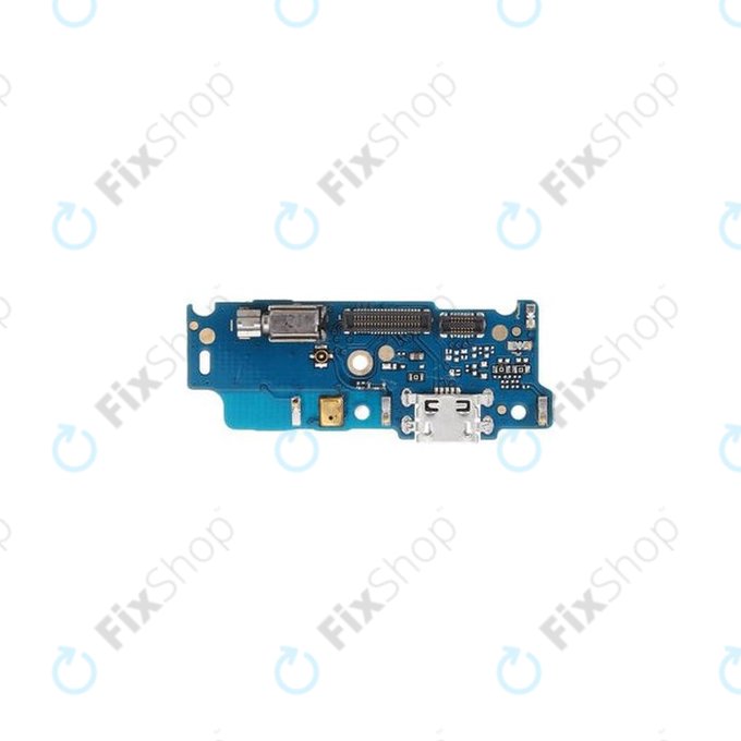 Motorola Moto E4 XT1761 - Töltő Csatlakozó + Mikrofon PCB Alaplap