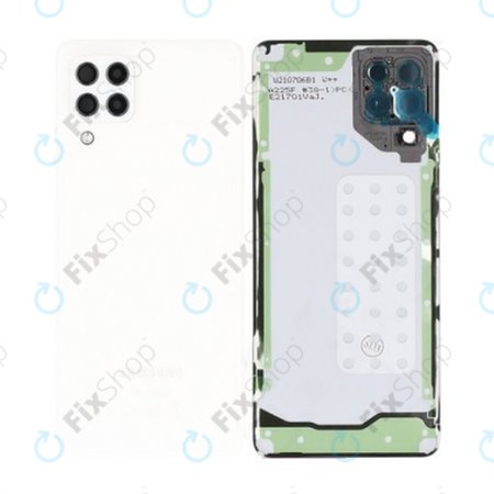 Samsung Galaxy M22 M225F - Akkumulátor Fedőlap (White) - GH82-26674B Genuine Service Pack