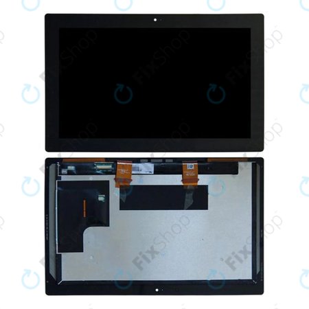 Microsoft Surface Pro, Pro 2 - LCD Kijelző + Érintőüveg (Fekete)