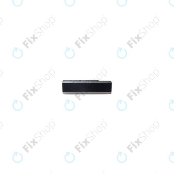 Sony Xperia Z1 L39H - Töltő Csatlakozó Fedele (Black) - 1272-0117 Genuine Service Pack