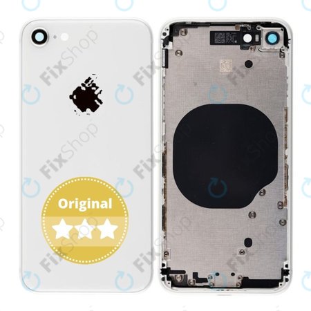Apple iPhone 8 - Hátsó Ház (Silver) Original