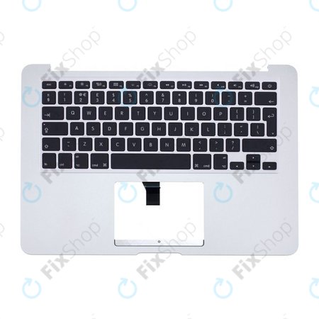 Apple MacBook Air 13" A1466 (Mid 2013 - Mid 2017) - Felső Billentyűzet Keret + Billentyűzet UK