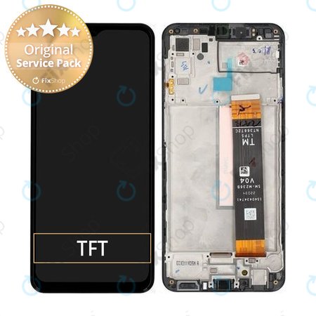 Samsung Galaxy M33 5G M336B - LCD Kijelző + Érintőüveg + Keret - GH82-28492A, GH82-28669A Genuine Service Pack