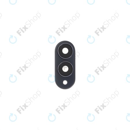 Samsung Galaxy S25 Edge - Hátlapi Kameralencse Üveg + Keret (Titanium Jetblack)