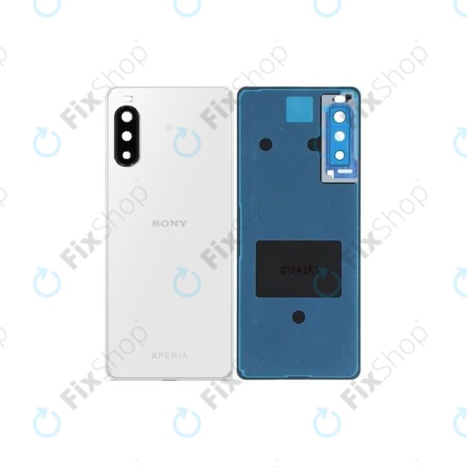 Sony Xperia 10 II - Akkumulátor Fedőlap (White) - A5019528A Genuine Service Pack