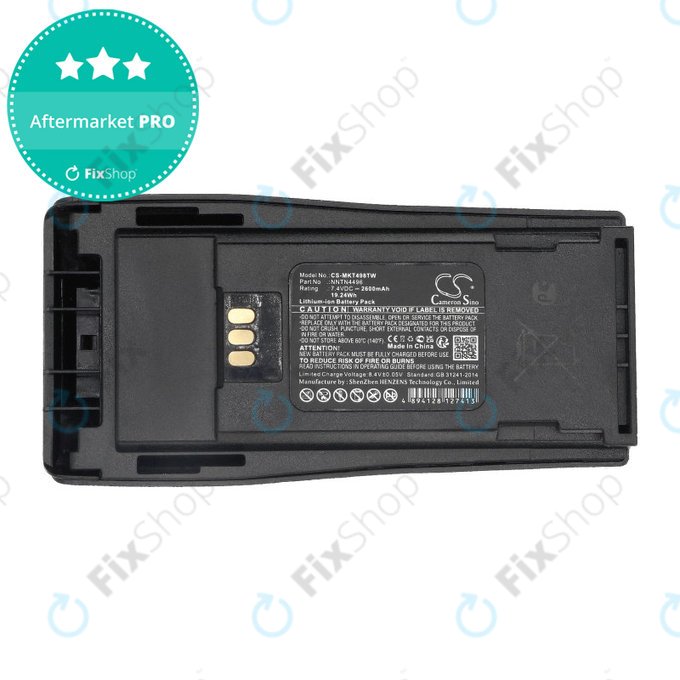 Akkumulátor Motorola CP, EP, GP, 2600mAh, Li-ion, 7.4V, NNTN4496, HQ