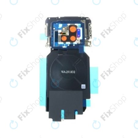 Huawei Mate 20 Pro - NFC Antennák + Benti Fedőlap + Keret Kamery + LED Blesk - 02352FPN Genuine Service Pack