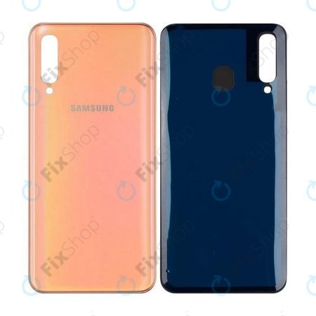 Samsung Galaxy A50 A505F - Akkumulátor fedőlap (korall)