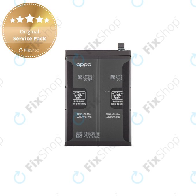 Akkumulátor, Oppo Reno 7 5G, Find X5 Lite, 4500mAh, 4909886, Genuine Service Pack