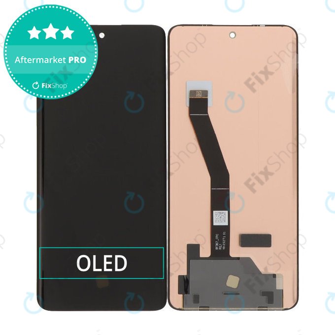 Kijelző OLED Xiaomi Redmi Note 15 5G, Poco M8 5G, Érintőüveg keret nélkül