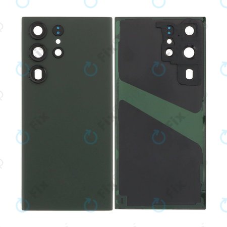 Samsung Galaxy S23 Ultra S918B - Akkumulátor Fedőlap Komplett (Green)