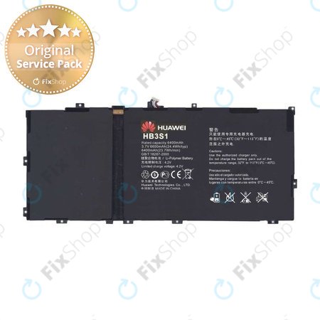 Huawei MediaPad 10 FHD - Akkumulátor HB3S1 6600mAh - 24021032, 24021156