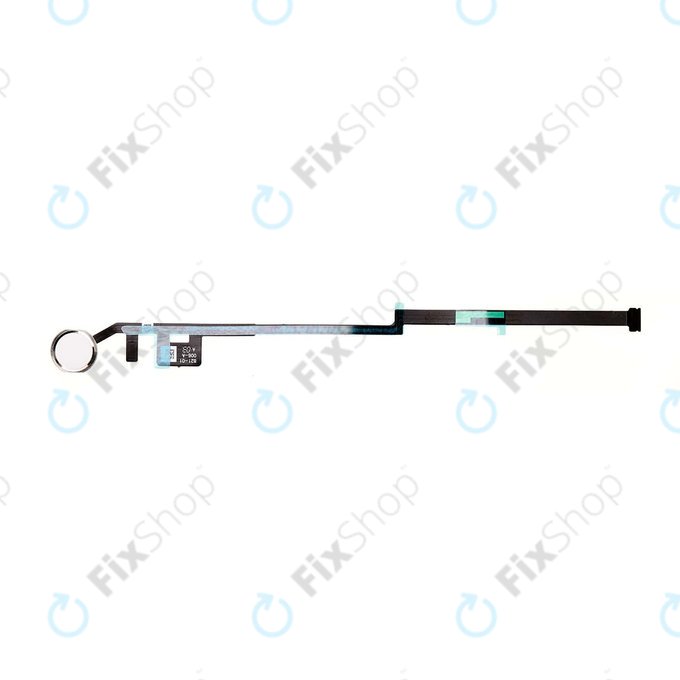 Apple iPad (7th Gen 2019, 8th Gen 2020, 9th Gen 2021) - Kezdőlap Gomb + Flex Kábel (Silver)