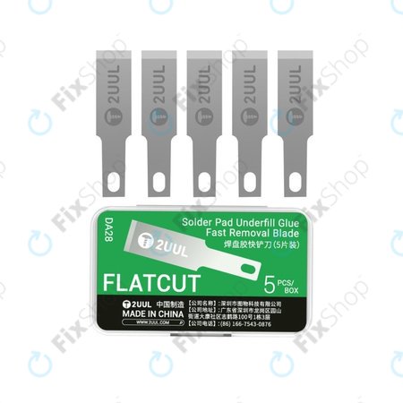 Underfill ragasztó eltávolító penge, lapos vágású, 2UUL DA28, 5db/csomag