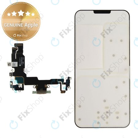 Töltő Csatlakozó + Flex Kábel | iPhone 15 | Green | 923-09764 | Genuine Apple
