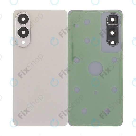 Samsung Galaxy S25 Edge - Akkumulátor Fedőlap Komplett (Titanium Silver)