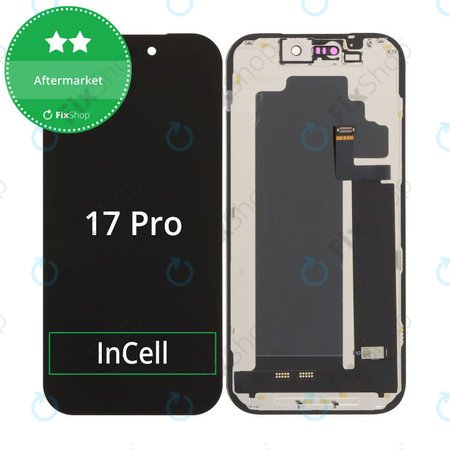 Kijelző In-Cell FHD iPhone 17 Pro, Érintőüveg kerettel