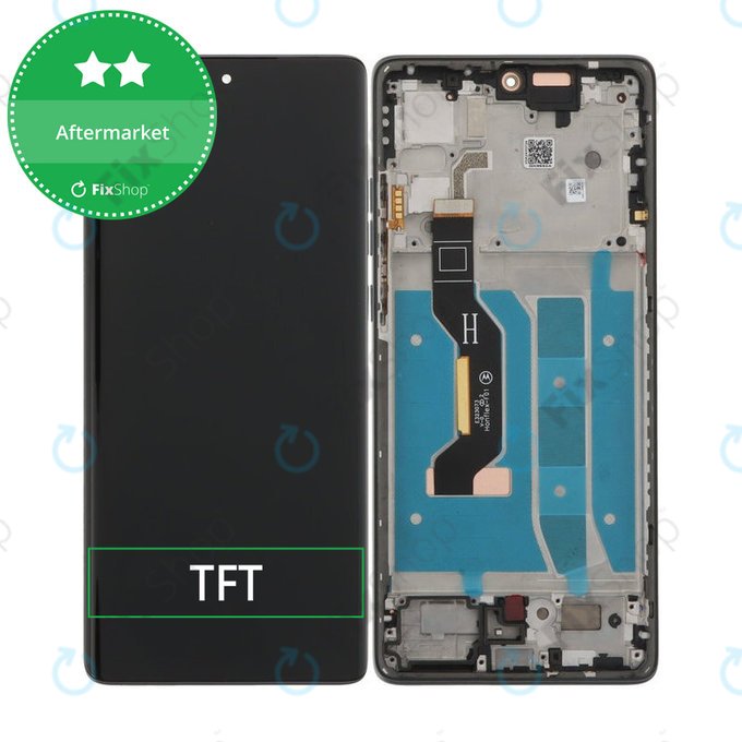 Motorola Moto G85 5G XT2427-3 - LCD Kijelző + Érintőüveg + Keret (Urban Grey) TFT