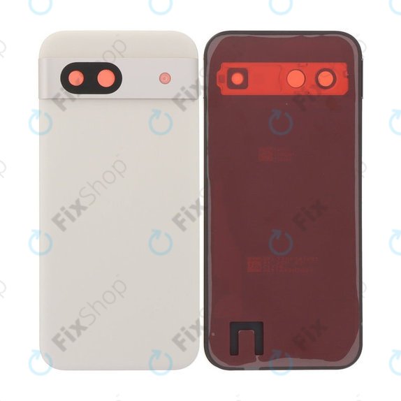 Google Pixel 8a - Akkumulátor Fedőlap Komplett (Porcelain)