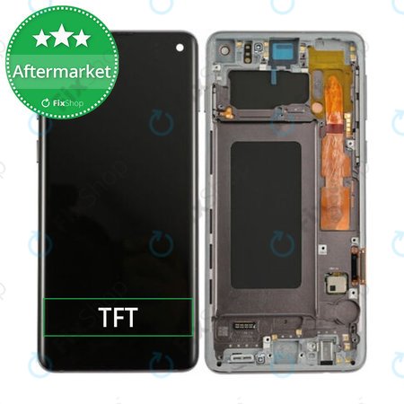 Samsung Galaxy S10 5G G977B - LCD Kijelző + Érintőüveg + Keret TFT