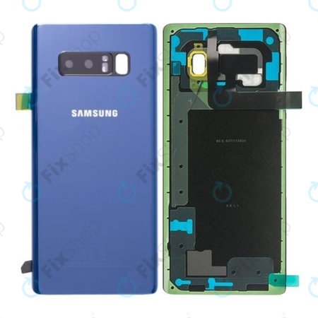 Samsung Galaxy Note 8 N950FD - Akkumulátor Fedőlap (Deep Sea Blue) - GH82-14985B Genuine Service Pack