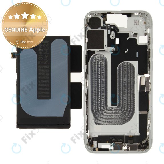 Középső keret akkumulátorral | iPhone 16 Plus | White | ZD076-00685 | Genuine Apple