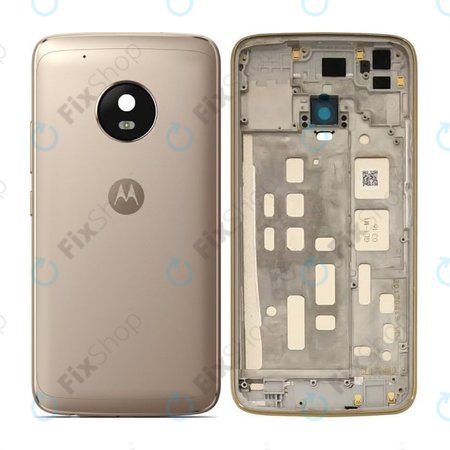 Motorola Moto G5 Plus - Akkumulátor Fedőlap (Fine Gold)