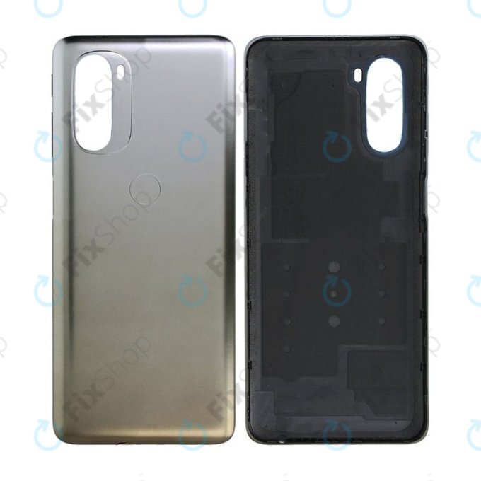Motorola Moto G51 XT2171 - Akkumulátor Fedőlap (Bright Silver)