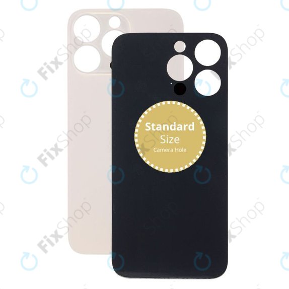 Apple iPhone 14 Pro Max - Hátsó Ház Üveg (Gold)
