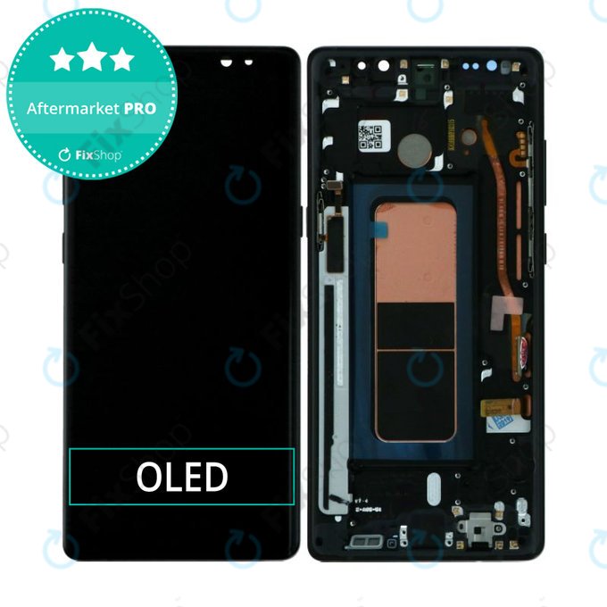 Samsung Galaxy Note 8 N950F - LCD Kijelző + Érintőüveg + Keret OLED