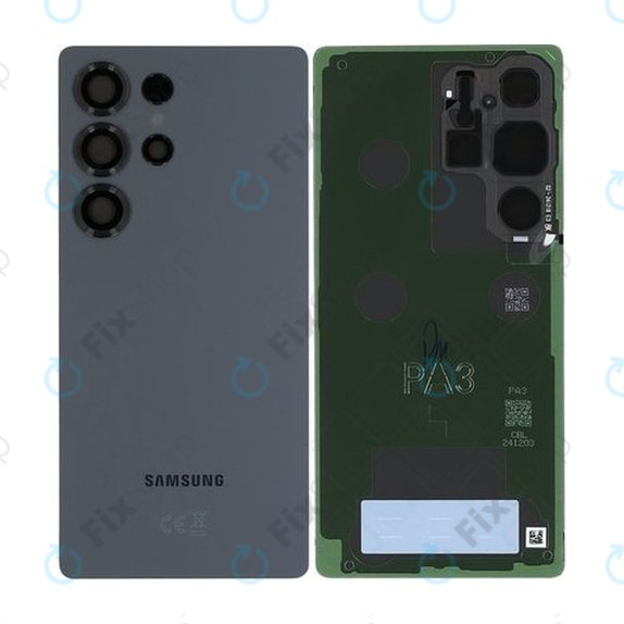 Samsung Galaxy S25 Ultra - Akkumulátor Fedőlap (Titanium Jetblack) - GH82-36353G Genuine Service Pack