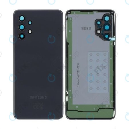 Samsung Galaxy A32 4G A325F - Akkumulátor Fedőlap (Awesome Black) - GH82-25545A Genuine Service Pack