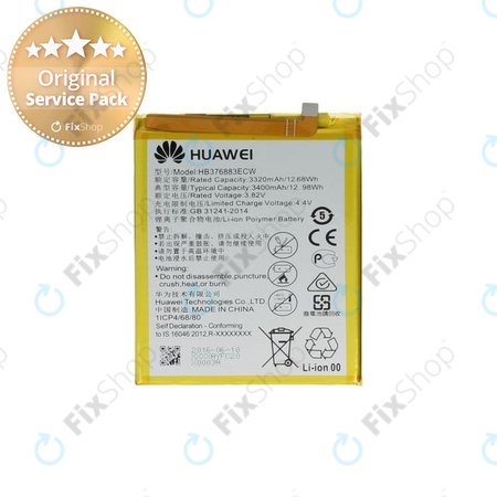 Huawei P9 Plus - Akkumulátor HB376883ECW 3400mAh - 24022009 Genuine Service Pack