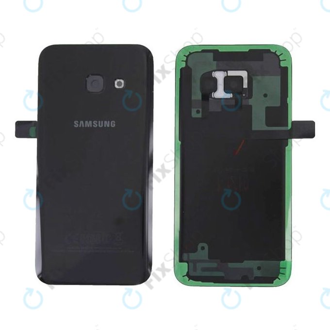 Samsung Galaxy A3 A310F (2016) - Akkumulátor Fedőlap (Black) - GH82-11093B Genuine Service Pack