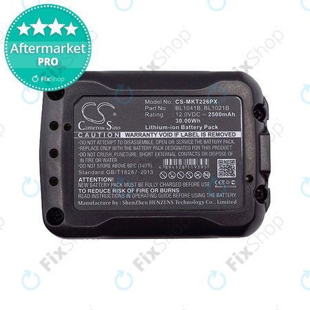 Makita CXT, C, D, F, H, J, P, R, S, T-series - Akkumulátor BL10xx Li-Ion 2500mAh HQ