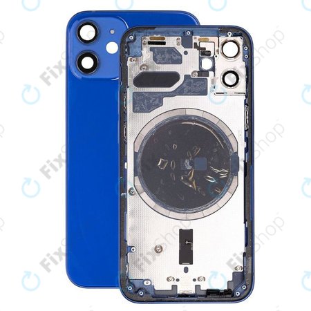 Apple iPhone 12 Mini - Hátsó Ház (Blue)