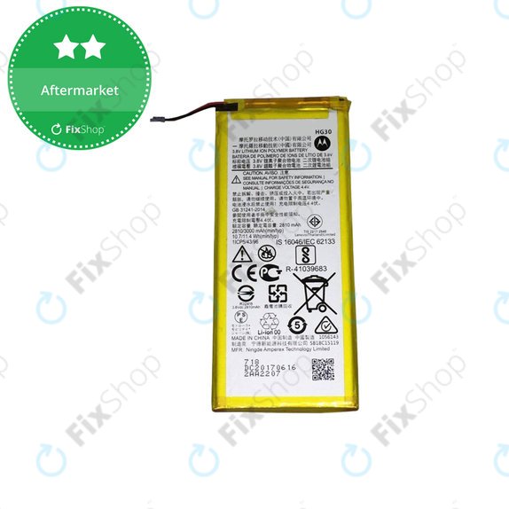 Motorola Moto G5S Plus XT1805, G5S XT1794, G6 XT1925 - Akkumulátor HG30 3000mAh
