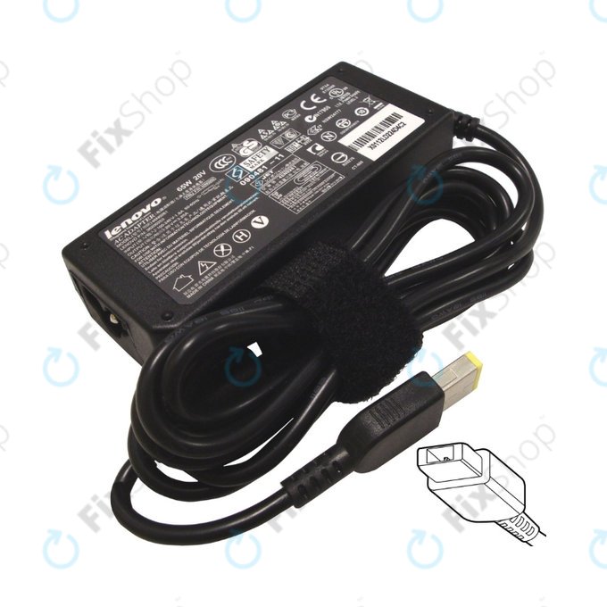 Töltő adapter, Lenovo, 77011097, 65W, 20V, Genuine Service Pack