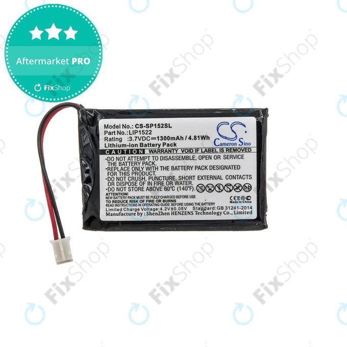 Sony Playstation 4, 4 Pro, 4 Slim - Vezérlő Akkumulátor Dualshock 4 LIP1522 1300mAh HQ