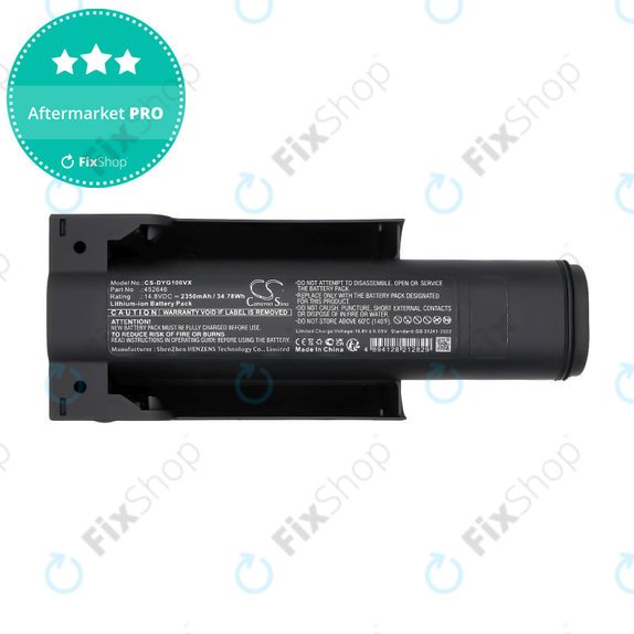 Akkumulátor Dyson WashG1 Wet Floor Cleaner, 2350mAh, Li-Ion, 14.8V, 452646, HQ