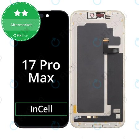 Apple iPhone 17 Pro Max - LCD Kijelző + Érintőüveg + Keret InCell HD+
