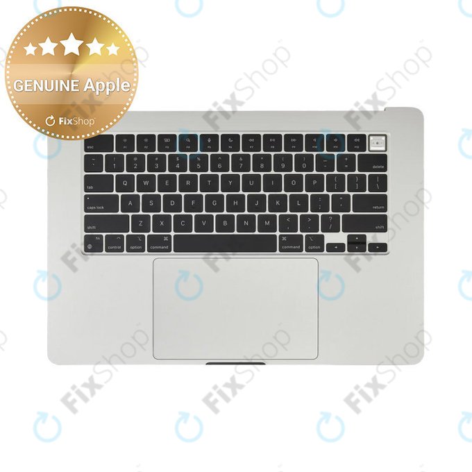 Felső billentyűzetkeret MacBook Air 15", A3114 (2024), US billentyűzettel és akkumulátorral, Silver, 661-40267, Genuine Apple