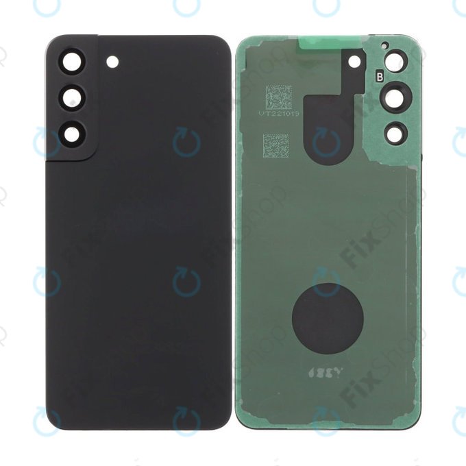 Samsung Galaxy S22 Plus S906B - Akkumulátor Fedőlap Komplett (Phantom Black)