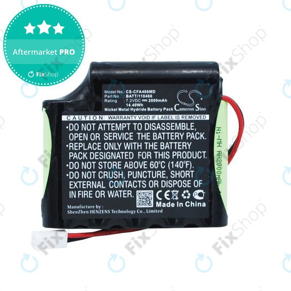 Akkumulátor Cefarm Rehab 4, Stimulator Globus Mystim, 2000mAh, Ni-MH, 7.2V, BATT/110466, HQ