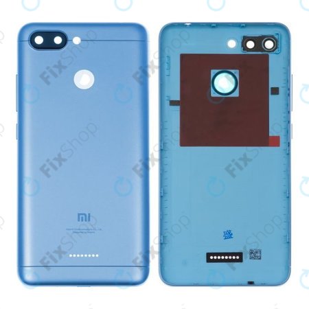 Xiaomi Redmi 6 - Akkumulátor Fedőlap (Blue)
