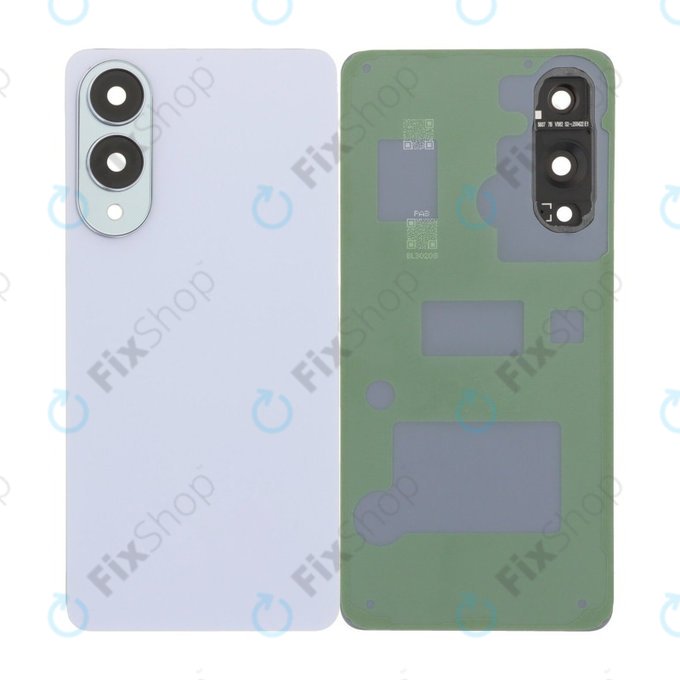 Samsung Galaxy S25 Edge - Akkumulátor Fedőlap Komplett (Titanium Icyblue)